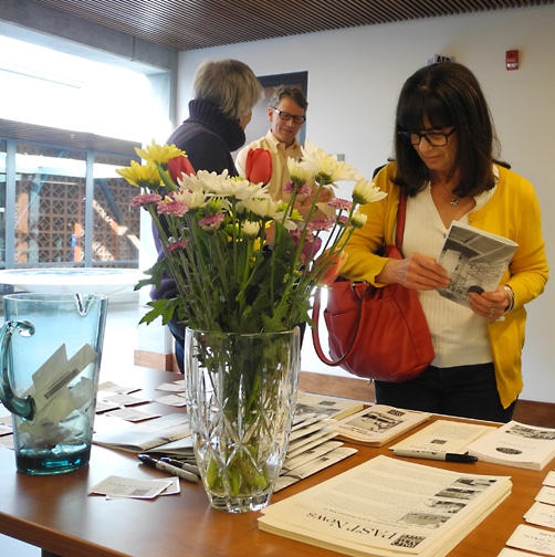 name tag table