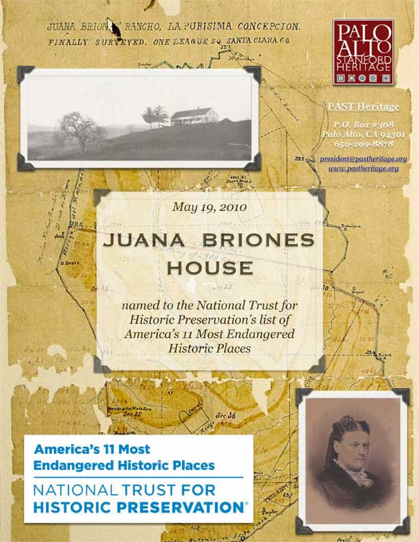 Juana Briones announcement flyer page 1