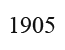 1905 centennial houses